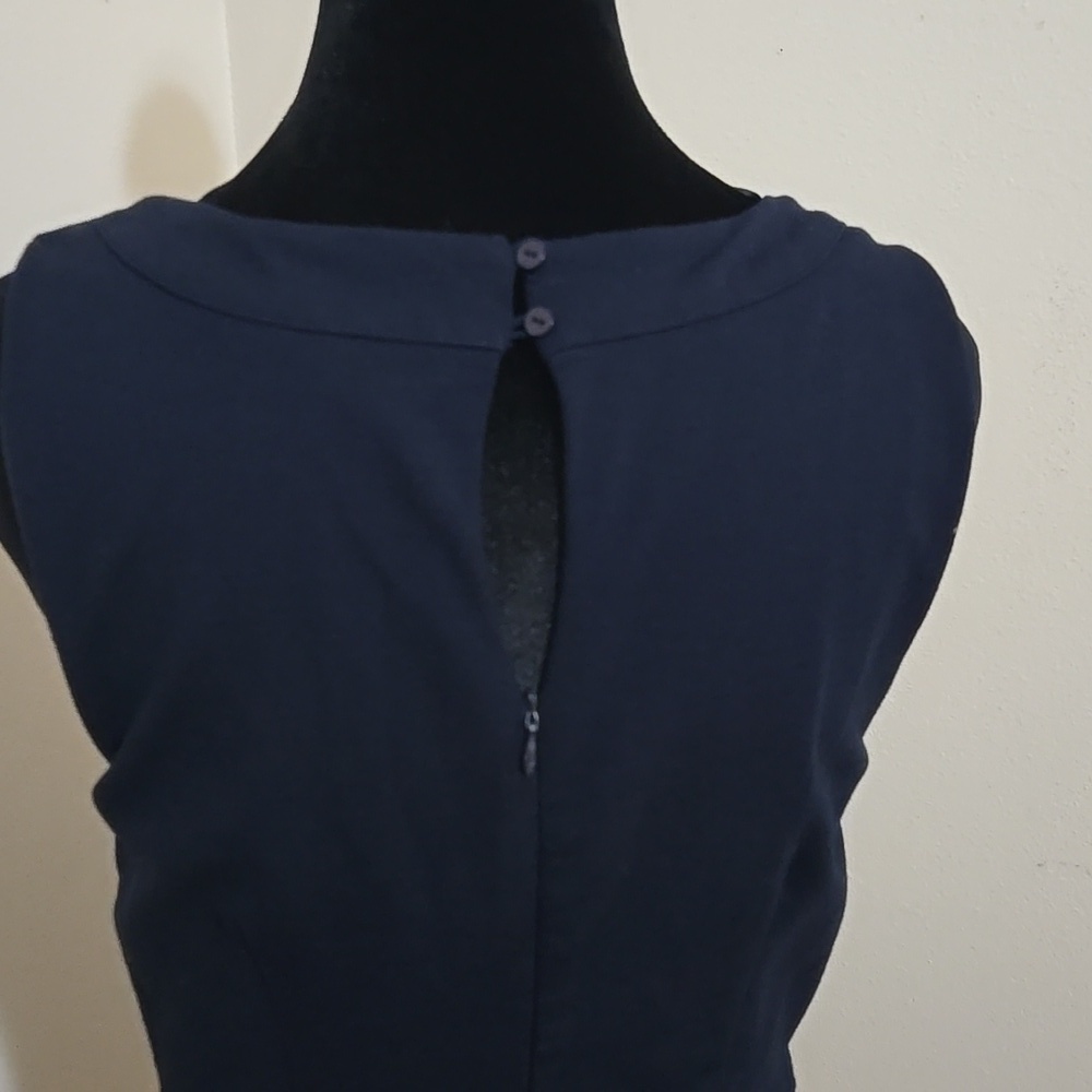 Skies Are Blue mbroidered Navy Dress Sz M - Picture 5 of 6